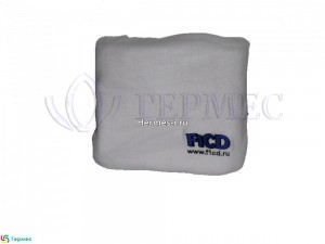 Вышивка на пледе-подушке