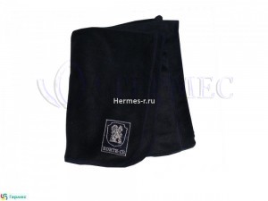 Нанесение логотипа на пледе