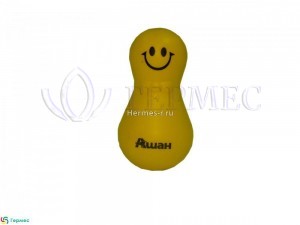 печать логотипа на антистрессе