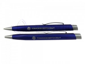 Печать логотипа на ручке