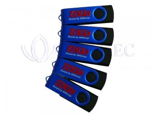 УФ печать на металлических флешках