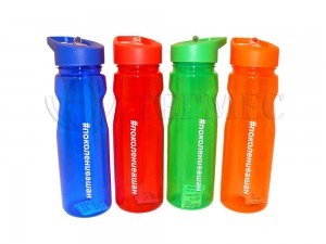 УФ печать на бутылках для воды