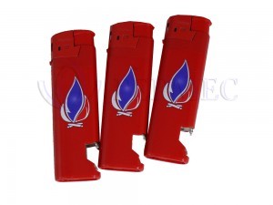 нанесение логотипа на зажигалки