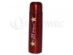 УФ печать на термосе