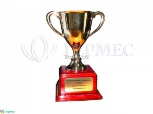 нанесение изображения на шильд наградного кубка