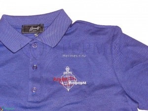 Машинная вышивка на футболке