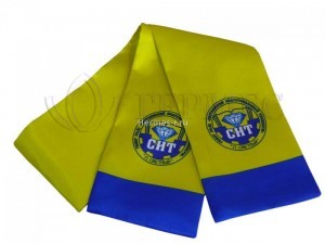 Изготовление шарфа с логотипом