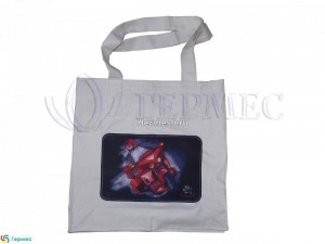 промо сумка с сублимацией на шевроне