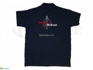 нанесение логотипа на футболку