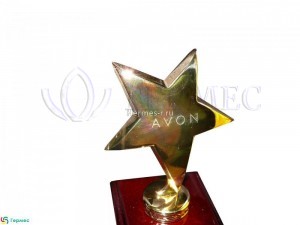 нанесение логотипа на звезду