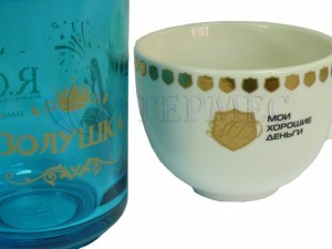 Два вида золотой краски