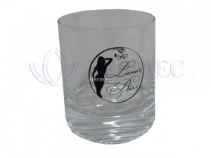 Печать логотипа на рюмке