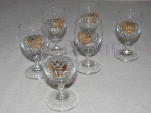 Нанесение логотипа на рюмки