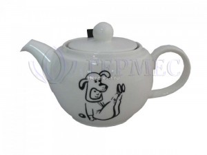 Деколь на чайнике