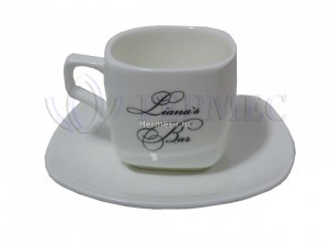 Печать на чайной паре