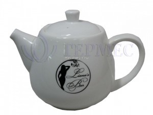 Печать логотипа на чайник