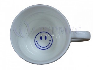 Деколь на дне кружки