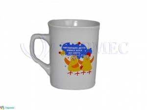 деколь на чашке