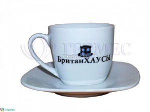 деколь на чайной паре