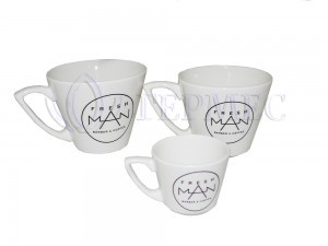 печать логотипа на посуде