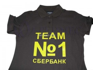 Печать шелкография на поло