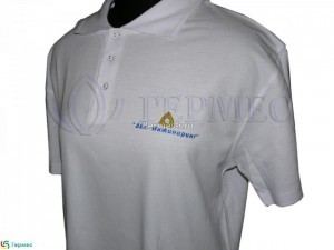 трафаретная печать на поло