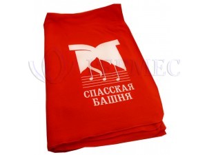 Нанесение логотипа на пледе