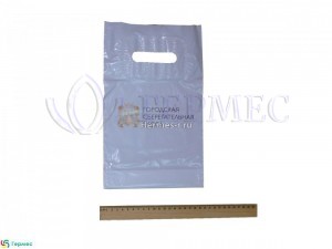 пакет с логотипом