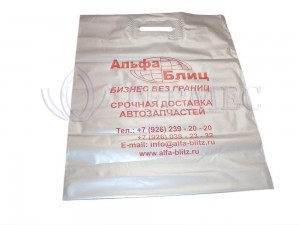 Печать на пакетах