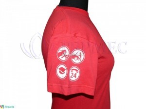 термоперенос на футболке