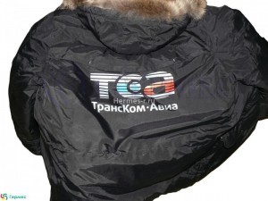 термопечать на куртке