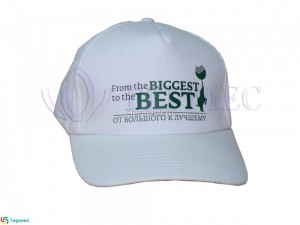 нанесение логотипа на бейсболку
