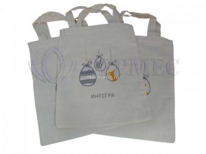 Печать логотипа на сумке