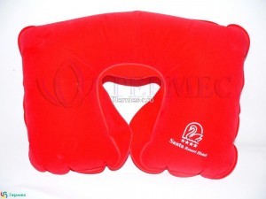 нанесение логотипа на подушку для путешествий