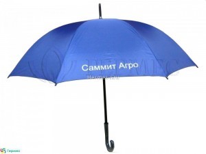 нанесение логотипа на зонт