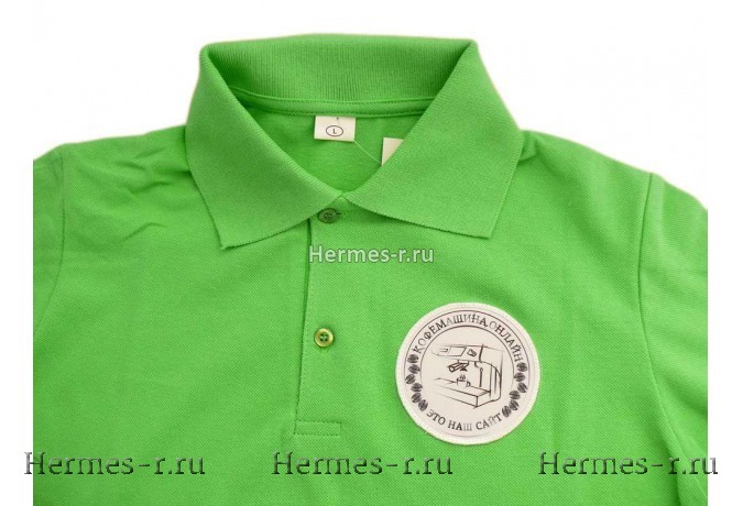 Сублимационный шеврон с пришивом на поло