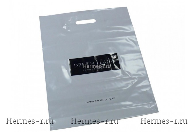 Печать логотипа на ПВД пакете