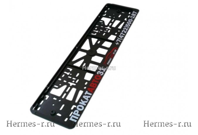 Авторамка с печатью информации