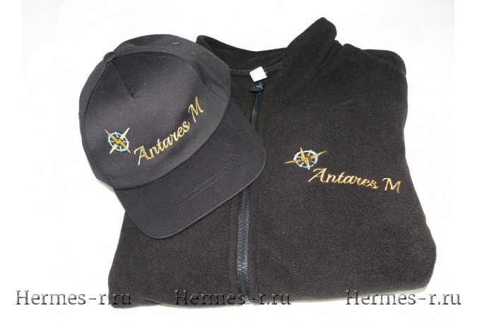 вышивка логотипа на бейсболках