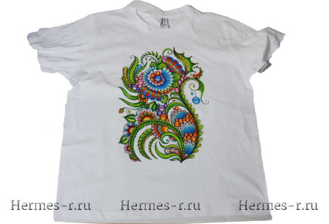 Полноцветная печать на футболке